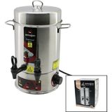 Tuğraçelik Armağan 60 Bardak Çay Otomatı Elektrikli Semaver Çay Makinesi Çift Musluk 6l 1000W 6.8A