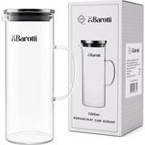 Tuğraçelik Barotti DMR-9039 Metal Kapaklı Borosilikat Cam Sürahi 1200 Ml- 12'li Paket