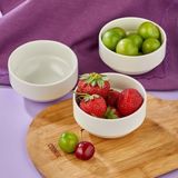 Tuğraçelik Cooker CKR-4133 Düz Joker Porselen Kase ve Çerezlik - Yuvarlak 10 Cm- 45'li Paket