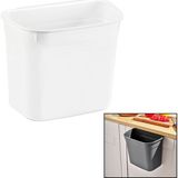 Tuğraçelik Dünya 07109-101 Kar Beyaz Kapaksız 7l Askılı Kova & Dolap Düzenleyici- 18'li Paket