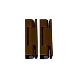 Tuğraçelik Düz Metal Kahverengi & Metal Menteşe 95MM Pvc Kapı- 20'li Paket