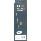 Tuğraçelik Ece Life EC-109 3in1 Mikrofiber Otomatik Mop Yedek Seti - 360° Döner Metal Sap 100 Cm, 125 gr Mop- 12'li Paket
