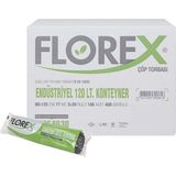 Tuğraçelik FLOREX-509 Konteyner 120LT Çift Kat Endüstriyel Çöp Torbası 90X125CM- 20'li Paket - 90 x 125 cm