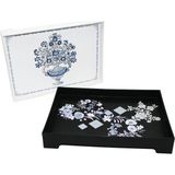 Tuğraçelik Harmony Time AS-101 HT-028.04 Japon Gülü Desenli Dikdörtgen Ayaklı Tepsi 31X21CM- 12'li Paket