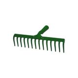 Tuğraçelik Ibico 16 Dişli Metal Tırmık 37.5 cm - Yeşil- 12'li Paket