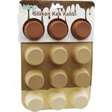 Tuğraçelik Ibico İ22-041 Düz Silikon Mini Muffin Kek Kalıbı- 6'li Paket