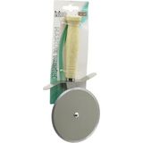 Tuğraçelik Ibico İ22-081 Büyük Pizza & Hamur Kesici Rulet, Çap: 8.8cm, Ahşap Saplı 10CM, Metal- 12'li Paket
