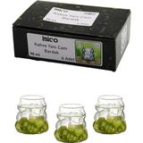 Tuğraçelik Ibico İ22-136 Kulpsuz Üzüm & Kabarcıklı Cam Kahve Yanı Bardak 90 ml (6 Adet)- 24'li Paket