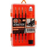 Tuğraçelik Kinetex KTX-3146 9'lu Saatçi ve Telefoncu Bits Tornavida Uç Seti- 24'li Paket
