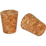 Tuğraçelik KRT-1059 Mantar Ahşap Yağdanlık Şişe Tipası- 100'LI Paket
