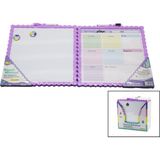 Tuğraçelik New Magnetic Whiteboard JL-116 Manyetik Yazı Tahtası 29X29CM Çift Taraflı Renkli Çerçeve- 12'li Paket