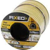 Tuğraçelik Sgs Fixed F-3001 Kapı ve Pencere Bobin Fitil Bandı D Profil 9x6 mm 100 M - Kahverengi - 9 x 6 mm