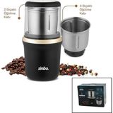 Tuğraçelik Sinbo SCM-2982 Gold Elektrikli Kahve & Baharat Öğütücü Makine (2 Parça Çelik Öğütme Hazne)