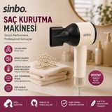 Tuğraçelik Sinbo SHD-1755 Pembe Saç Kurutma Makinesi - 110.000 Rpm, Sessiz Çalışma, 3 Kademeli Hız ve Sıcaklık