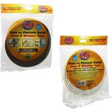 Tuğraçelik SPEED-1409 Kahverengi-Beyaz Kapı, Fitil ve Pencere Bandı 2.8X2=5.60M- 30'li Paket