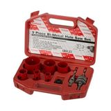 Tuğraçelik Tomax Bi-Metal Panç Takımı - 13`lü Set (19-64 Mm), Ahşap Için, Çantalı