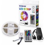 Tuğraçelik Winnboss Strip Light WN-1144 Rgb Kumandalı Şerit LED 5 mt - 3 Çip, 5050 Smd, 54 Led/m