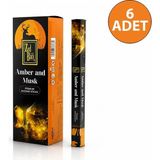 Tuğraçelik Zed Black Amber ve Musk Çubuk Tütsü- 6'li Paket