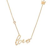 Tuğrul Altın T021922 Altın Love Kolye