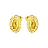 Tuğrul Altın T023899 22 Ayar Taşlı Altın Küpe