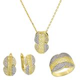 Tuğrul Altın T024639 Altın Üçlü Set