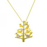 Tuğrul Altın T031396 Kuş Figürlü Altın Kolye