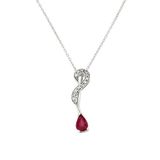 Tuğrul Altın T51 0.06 ct Pırlanta Yakut Kolye