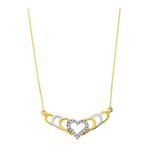 Tuğrul Altın T51 0.07 ct Pırlanta Kalp Kolye