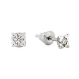 Tuğrul Altın T51 0.14 ct Pırlanta Tek Taş Küpe