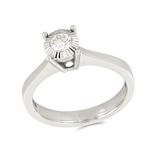 Tuğrul Altın T51 0.23 ct Pırlanta Tek Taş Yüzük