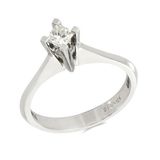 Tuğrul Altın T51 0.25 ct Pırlanta Tek Taş Yüzük