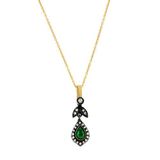 Tuğrul Altın T51 0.42 ct Elmas Yakut Kolye