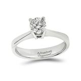 Tuğrul Altın T51 0.50 ct Pırlanta Tek Taş Yüzük