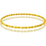 Tuğrul Altın T51 15 gr 22 Ayar İşçiliksiz Paftalı Burma Bilezik