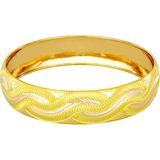 Tuğrul Altın T51 TBC015-117 15 gr 15 mm İşçiliksiz Şarnelli 22 Ayar Bilezik