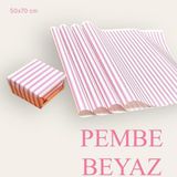 Tuğset Etiket Ambalaj Kağıdı Paketleme Kağıdı Çeyiz Paketleme Kağıdı Ambalaj Kağıt 50x70 cm 10 Adet Pembe-Beyaz Hediye Paketi-T437