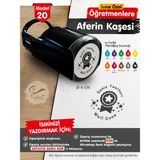 TUĞSET ETİKET İsme Özel Öğretmenlere Aferin Kaşesi - Aferin Mühürü M20- T663