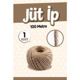 Tuğset Etiket Jüt İp Hasır İp 100 Metre 1 Adet Hasır İp – Örgü Ipi – Örgü Ipi-T1489