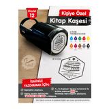 TUĞSET ETİKET Kişiye Özel İsim Yazılı Kitap Kaşesi - İsme Özel Kitap Mühürü M12- T655