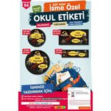 Tuğset Etiket Okul Etiketi Jurassic Park Kalem Defter Etiketi Özel Isim Yazılabilen Etiket Seti - Isim ETIKETI-T578-OE94