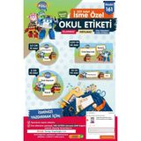 Tuğset Etiket Okul Etiketi Kalem Defter Etiketi Özel Isim Yazılabilen Etiket Seti - Isimli Etiket OE161-OE161 - 229 Adet - Çok Güçlü