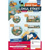 Tuğset Etiket Okul Etiketi Kalem Defter Etiketi Özel Isim Yazılabilen Etiket Seti - Isimli Etiket OE163-OE163