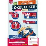 Tuğset Etiket Okul Etiketi Messi Temalı Kalem Defter Etiketi Özel Isim Yazılabilen Etiket Seti - Isim ETIKETI-T1031-OE113