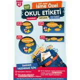 Tuğset Etiket Okul Etiketi Pikachu Kalem Defter Etiketi Özel Isim Yazılabilen Etiket Seti - Isim ETIKETI-T574-OE62