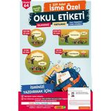 Tuğset Etiket Okul Etiketi Roblo x Kalem Defter Etiketi Özel Isim Yazılabilen Etiket Seti