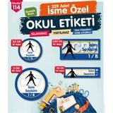 Tuğset Etiket Okul Etiketi Ronaldo Temalı Kalem Defter Etiketi Özel Isim Yazılabilen Etiket Seti - Isim ETIKETI-T1032-OE114