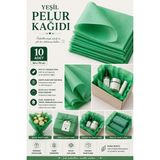 Tuğset Etiket Renkli Pelur Kağıdı Yeşil 50X70 cm 10 Adet