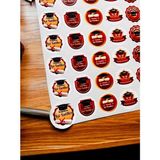 Tuğset Etiket Tebrikler Iyi Tatiller Yazılı Sticker Etiket - Karne Mezuniyet Hediyesi Etiketi 35 Adet