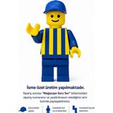 Tuğx Design Sarı Lacivert Figür – Kişiye Özel Taraftar Dekoru - Tuğla Adam Sarı Lacivert