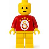 Tuğx Design Taraftar Tuğla Adam Gs Galatasaray Figür 16-17 cm – Kişiye Özel Isim Baskılı Dekoratif Biblo Brick LEGO